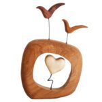 Price and Buy Decorative Wooden Bird Figurine – Handcrafted Natural Suitable for Home Decor