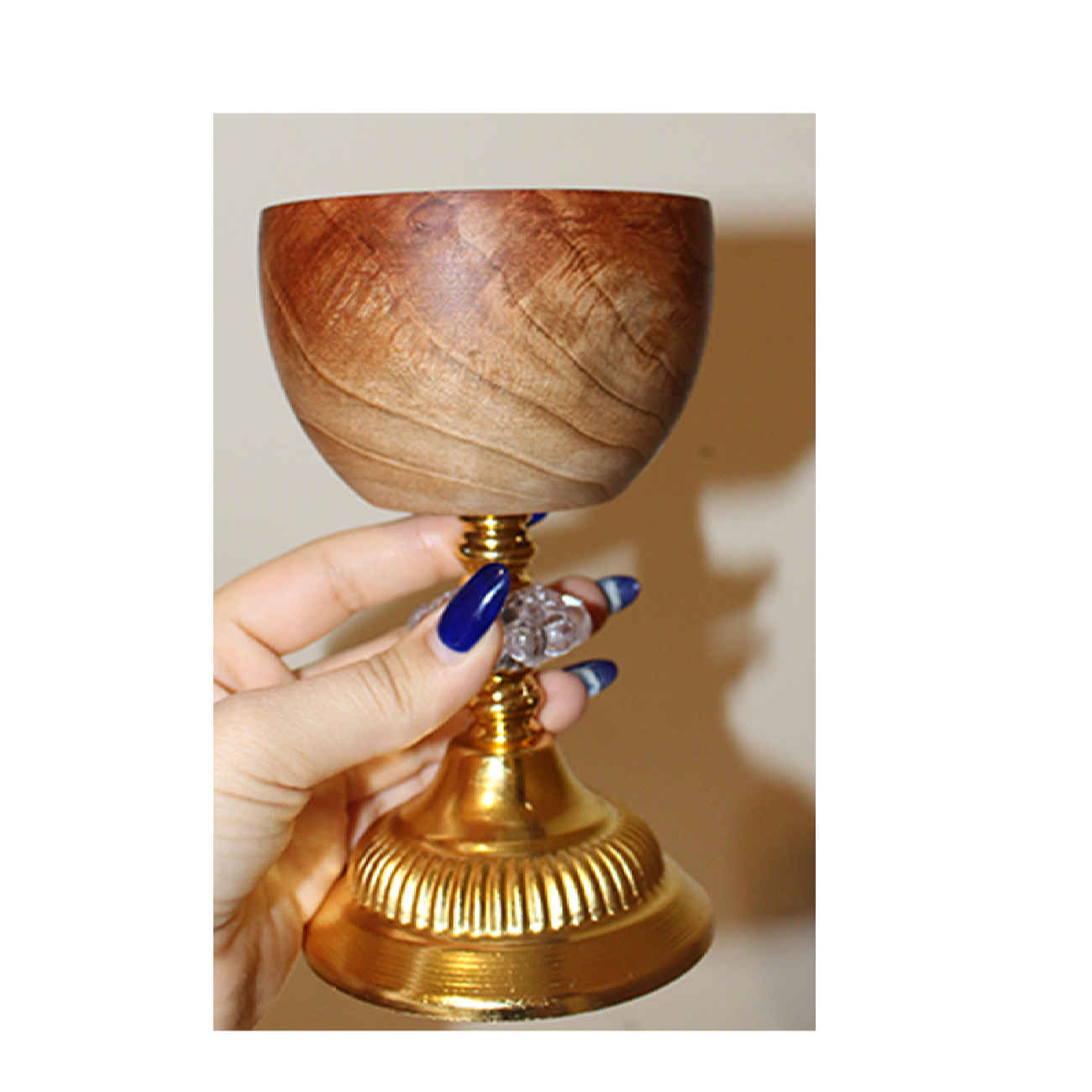 Price and Buy Decorative Wooden Bowl Footed Made from Walnut Wood Handcrafted Elegance - Image 4