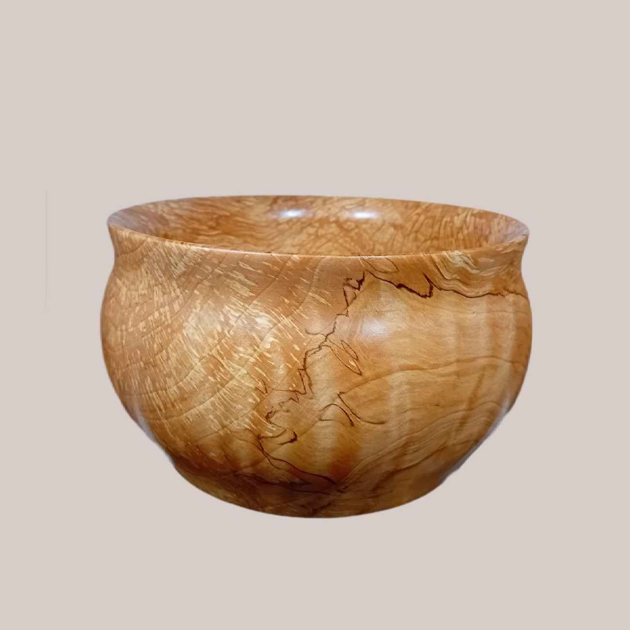 Price and Buy Decorative Wooden Bowl Handcrafted Rustic Style - Image 3
