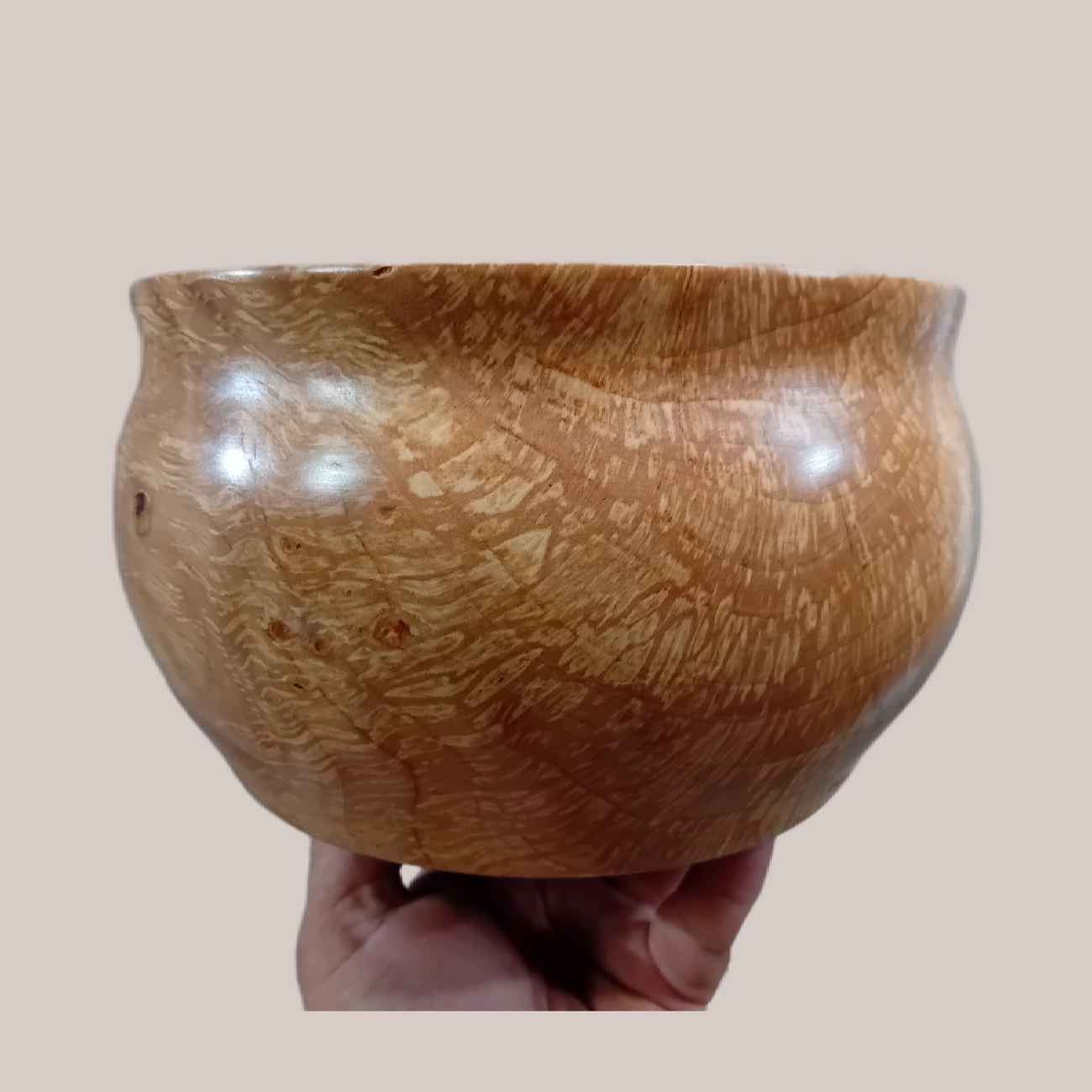 Price and Buy Decorative Wooden Bowl Handcrafted Rustic Style - Image 4