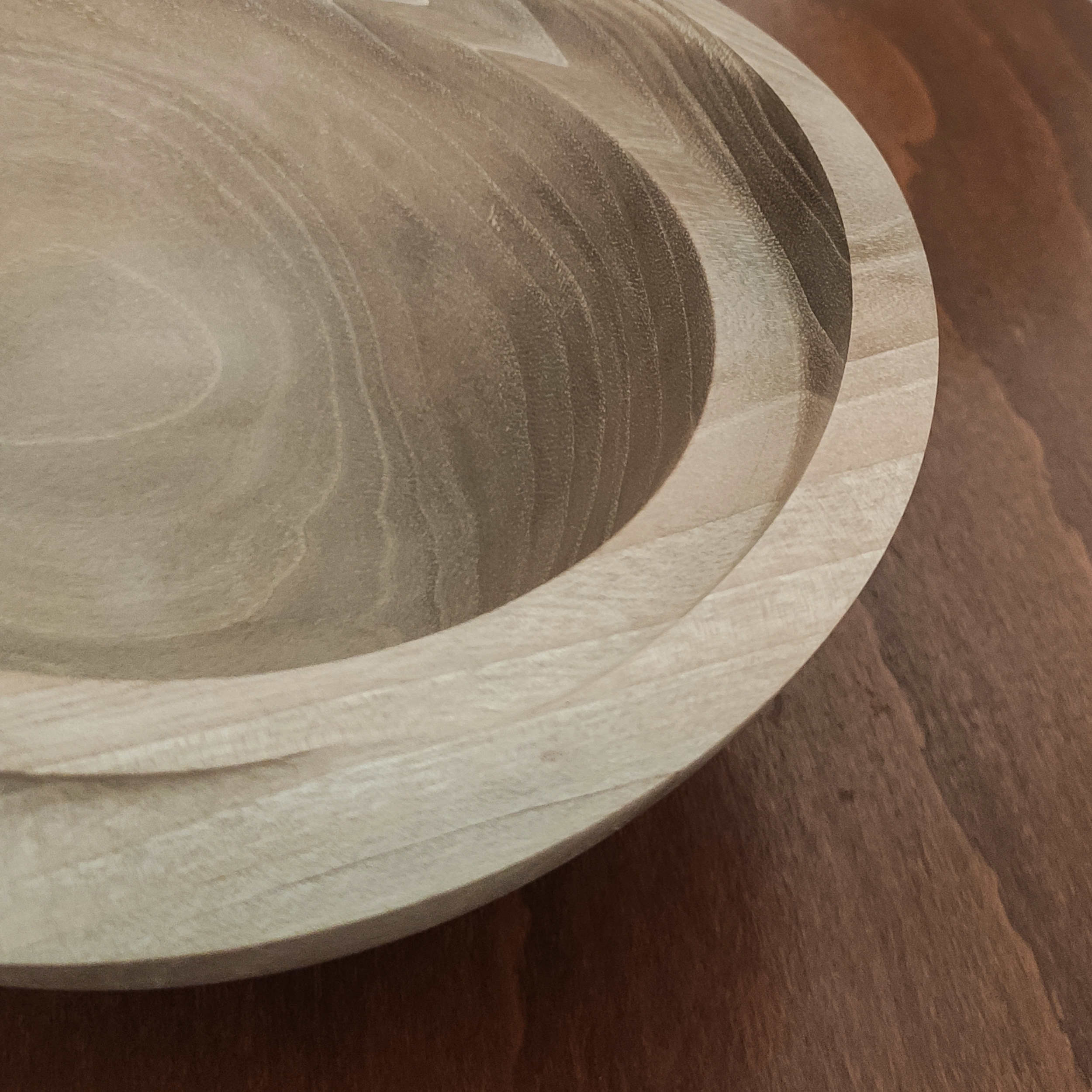 Price and Buy Decorative Wooden Bowl in Bowl Walnut Wood Artisanal - Image 3