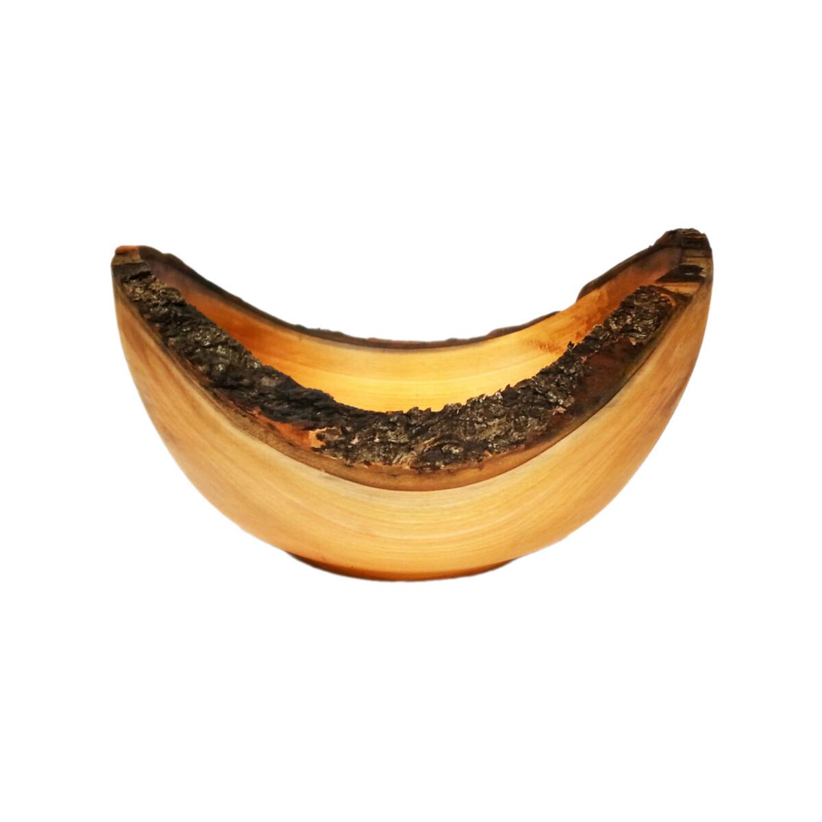 Price and Buy Decorative Wooden Bowl Natural Cherry Wood Handcrafted