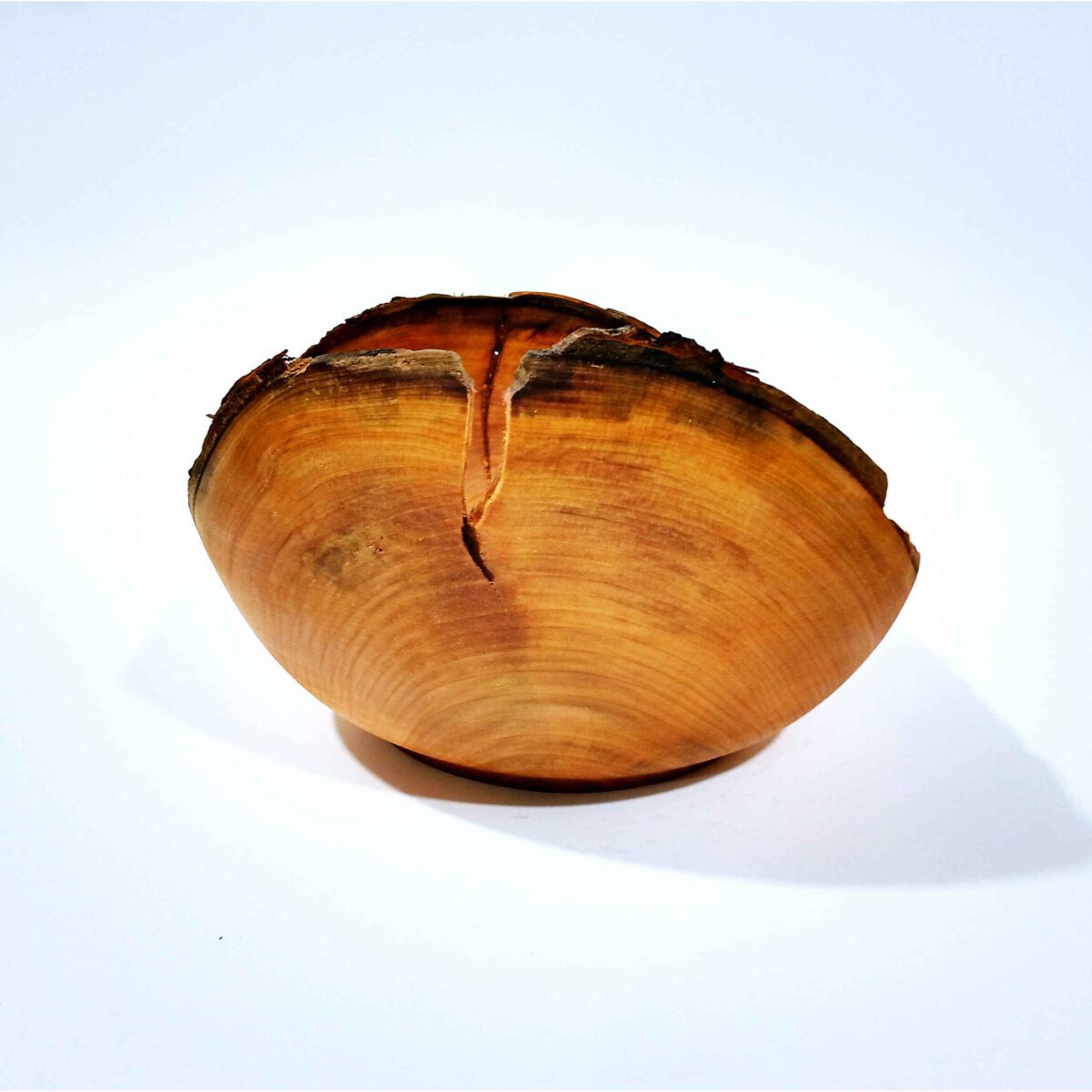 Price and Buy Decorative Wooden Bowl Natural Cherry Wood Handcrafted - Image 5