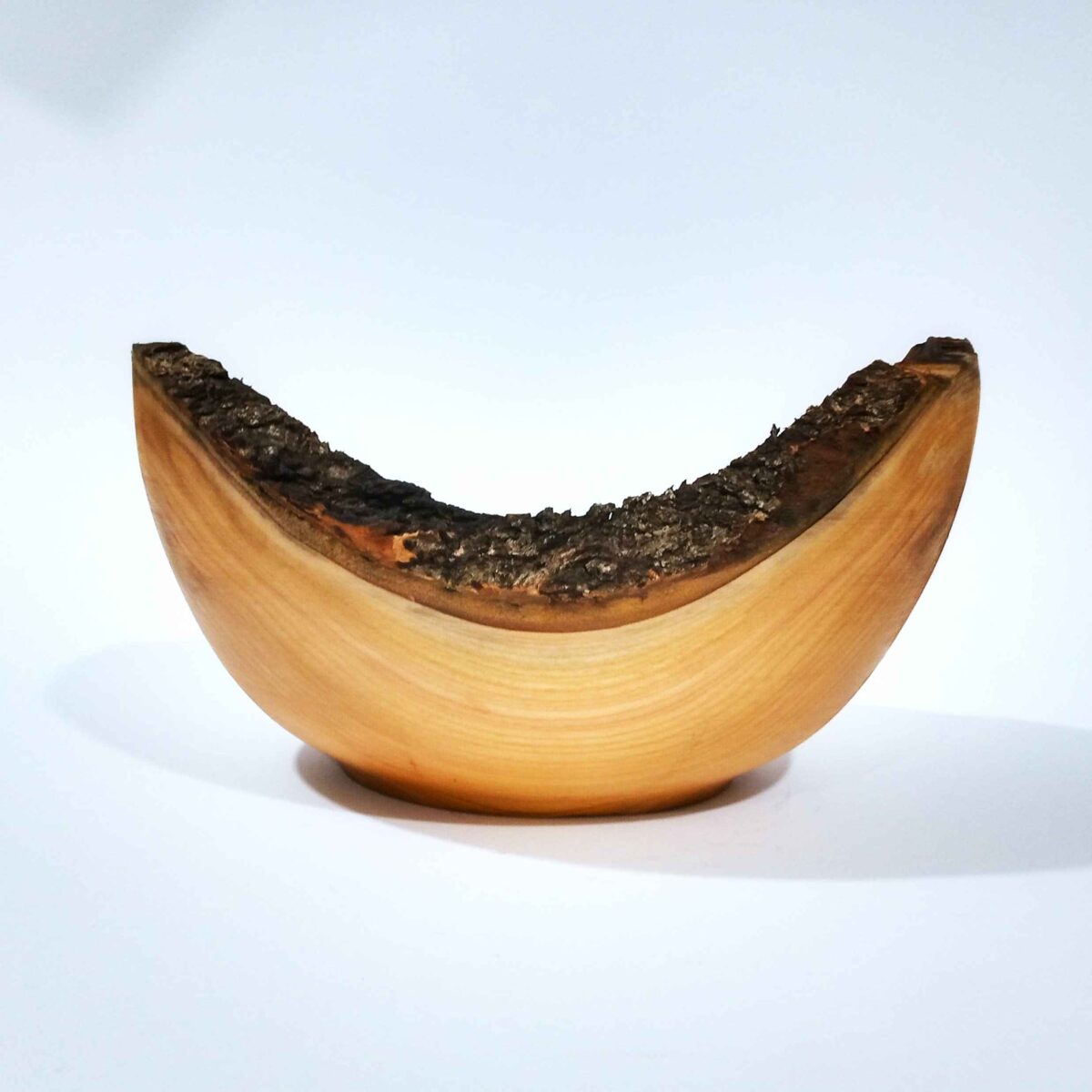 Price and Buy Decorative Wooden Bowl Natural Cherry Wood Handcrafted - Image 6