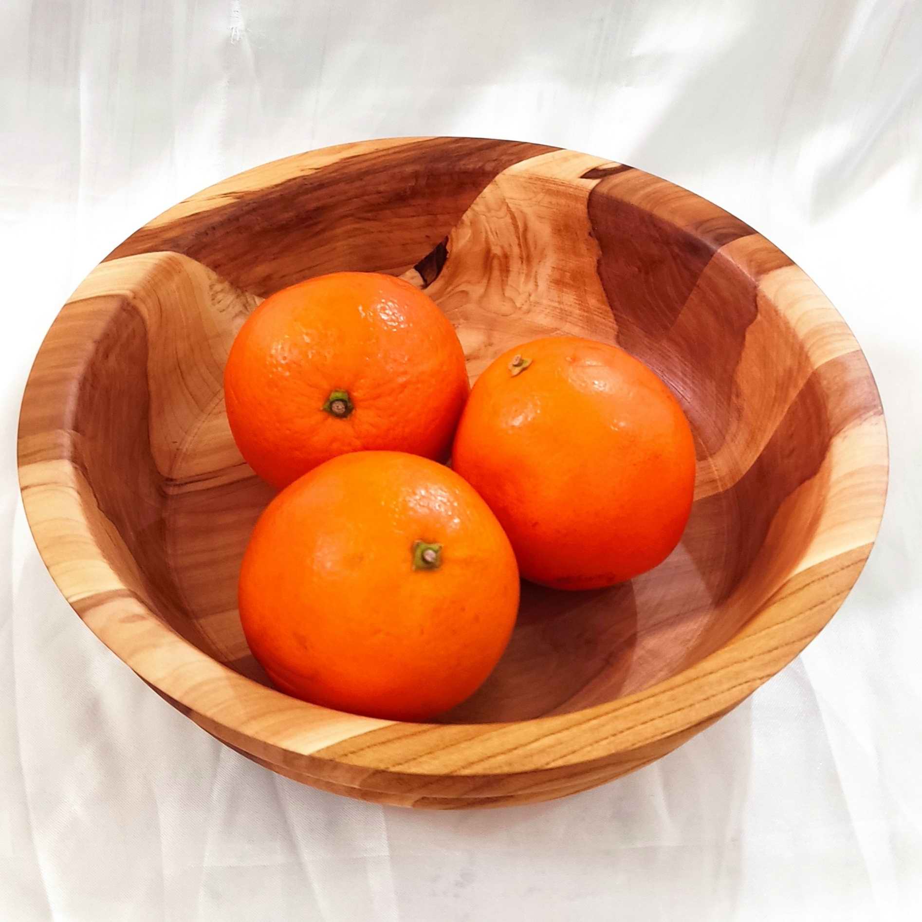 Price and Buy Decorative Wooden Bowl Rustic Made of Walnut, Cherry & Wild Forest Tree Wood - Image 3