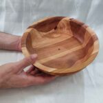 Price and Buy Decorative Wooden Bowl Rustic Made of Walnut, Cherry & Wild Forest Tree Wood - Image 4