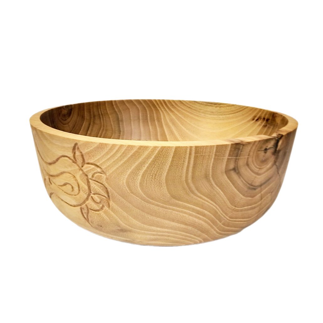 Price and Buy Decorative Wooden Bowl Rustic & Minimal for Home Decor