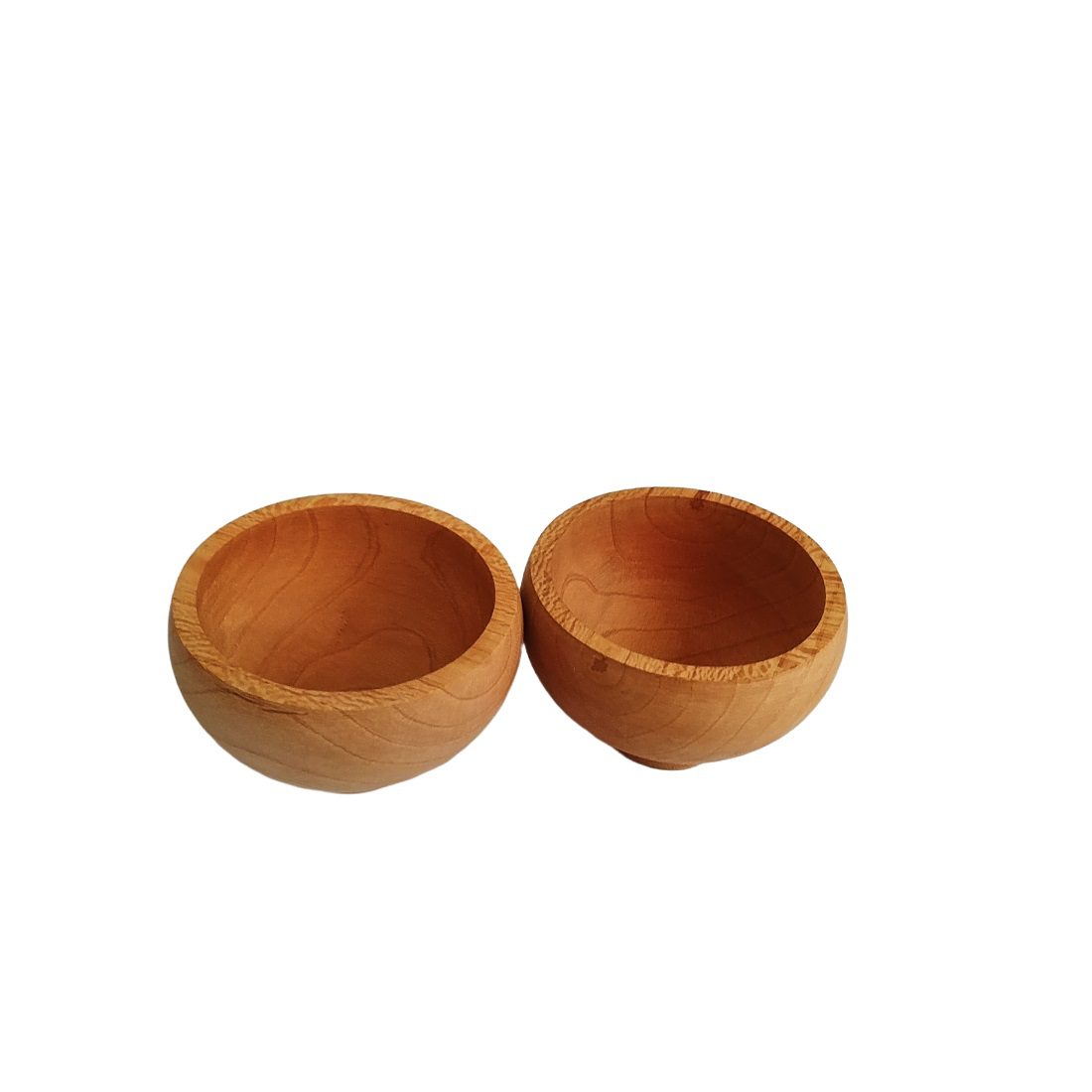 Price and Buy Decorative Wooden Bowl Rustic & Minimal Set of 2 Made of Natural Wood