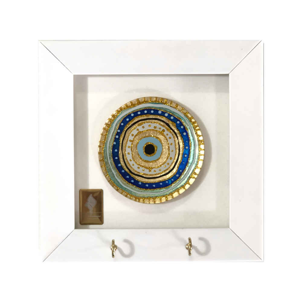 Price and Buy Decorative Wooden Wall Key Holder with the Deign Cheshm Nazar C2