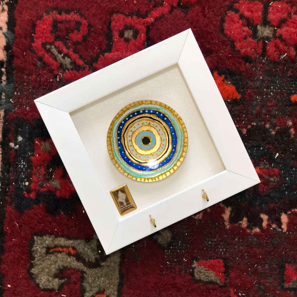 Price and Buy Decorative Wooden Wall Key Holder with the Deign Cheshm Nazar C2 - Image 3