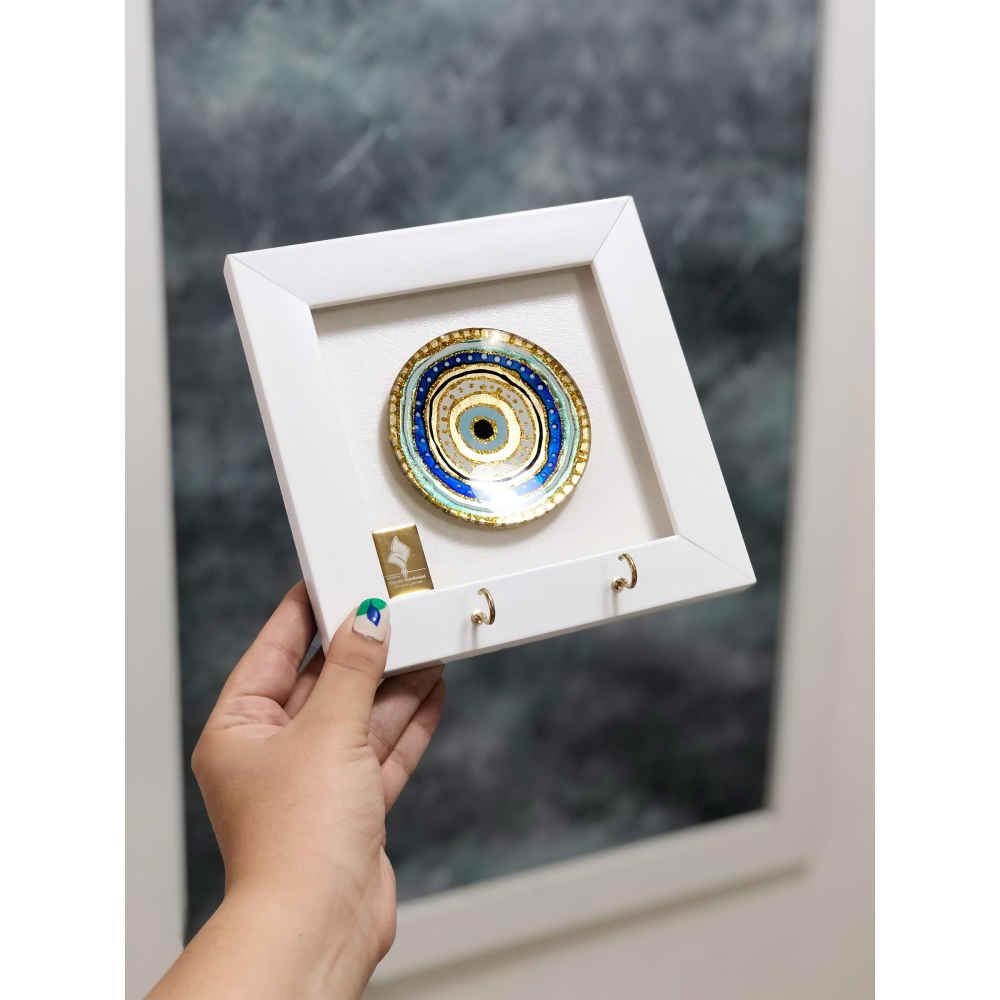 Price and Buy Decorative Wooden Wall Key Holder with the Deign Cheshm Nazar C2 - Image 4