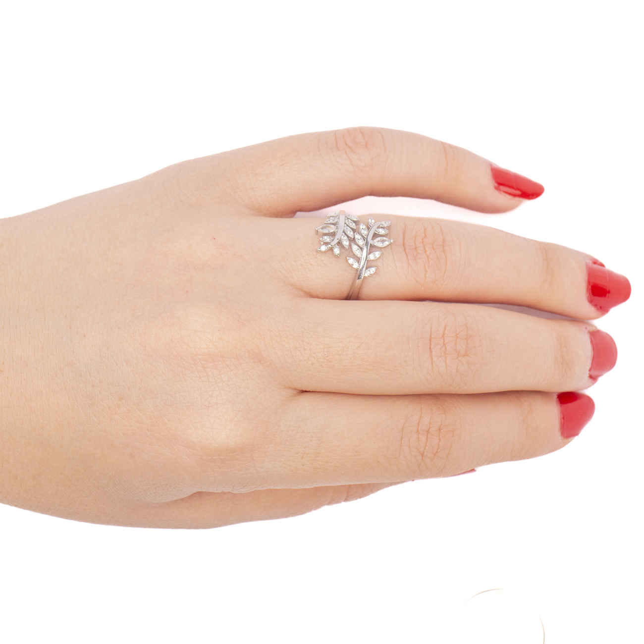 Price and Buy Delicate Silver Ring For Women Classic & Chic with Leaf Design - Image 6