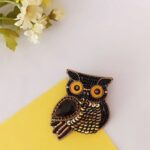 Price and Buy Delightful Beaded Owl Brooch – Mystical and Charming - Image 3