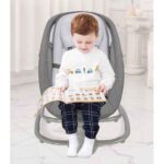 Price and Buy Deluxe 4-in-1 Electric Baby Cradle – Adjustable Swing Speeds & Smart Connectivity – Safety Harness & Canopy - Image 5