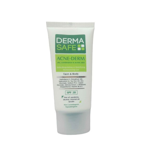 Price and Buy Dermasafe ACNE-DERM Moisturizing Gel – Suitable for Oily Skin, 40 ml_690248290df2c.jpeg Price and Buy Dermasafe ACNE-DERM Moisturizing Gel – Suitable for Oily Skin, 40 ml