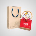 Price and Buy Desk Calendar for the Year 1404,  Flower Basket Design - Image 4
