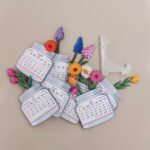 Price and Buy Desk Calendar for the Year 1404 with Stand – Flower Design - Image 3