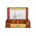 Price and Buy Desk Calendar for the Year 1404 with Wooden Organizer