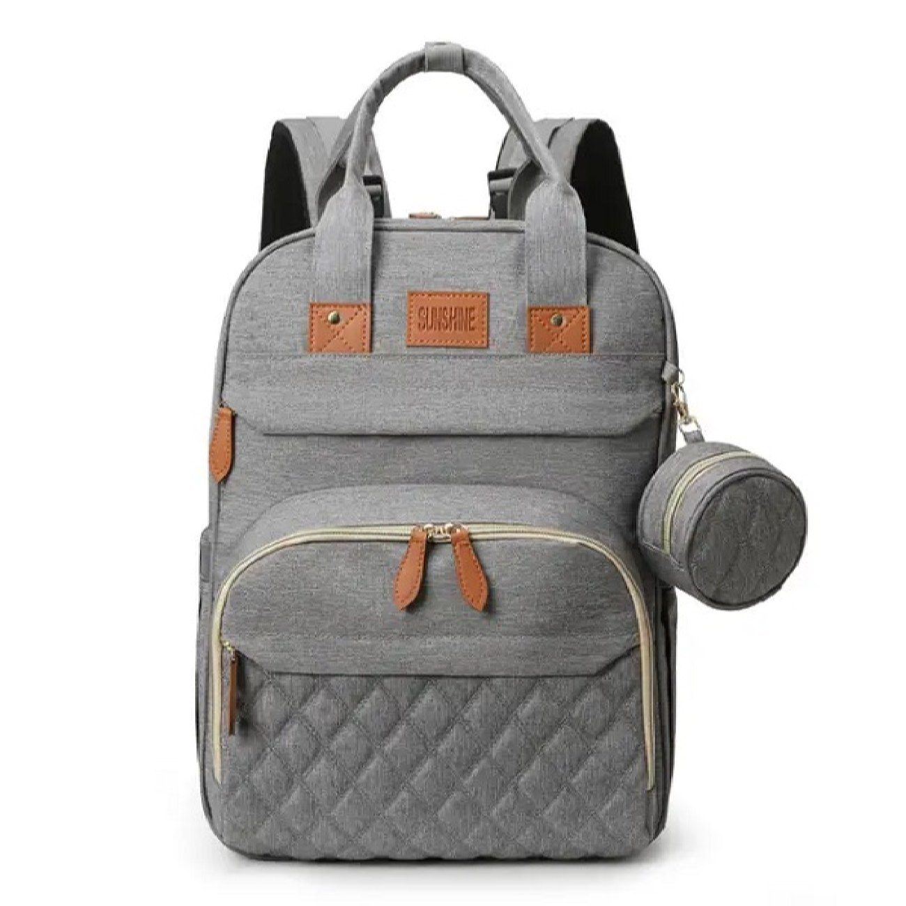 Price and Buy Diaper Bag with Side Pockets for Baby Accessories Model Bed Convertible_6900563c1a8d4.jpeg Price and Buy Diaper Bag with Side Pockets for Baby Accessories Model Bed Convertible - Image 1