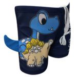 Price and Buy Dinosaur Print Swimwear for Toddlers – Great for Lovely Kids in Navy Blue - Image 4
