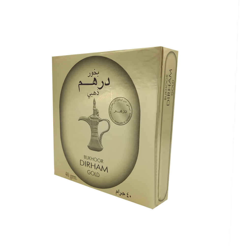 Price and Buy Dirham Gold Arabic Bakhoor – 40 Gram (Pack of 4)