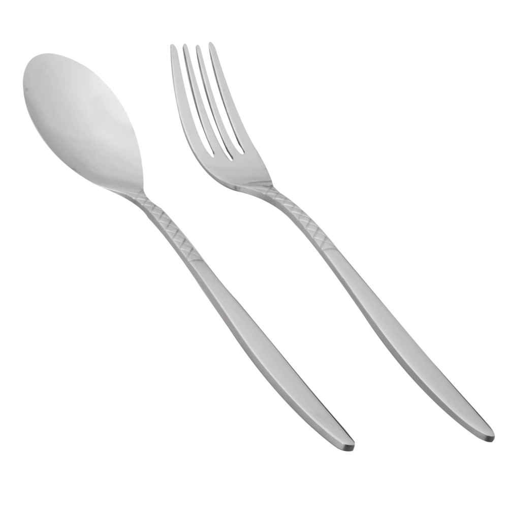 Price and Buy Dishwasher Safe Spoon and Fork Flatware Set of 12