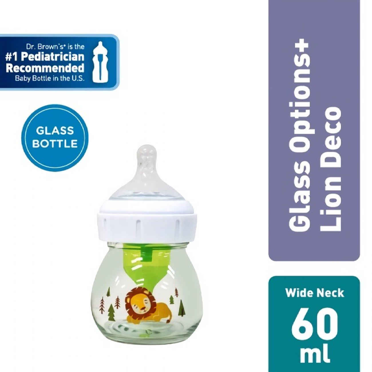 Price and Buy Dr. Brown’s Glass Baby Bottle – Jungle Lion Design – 60ml_690387a336e91.jpeg Price and Buy Dr. Brown’s Glass Baby Bottle – Jungle Lion Design – 60ml - Image 4