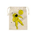 Price and Buy Drawstring Cotton Storage Bag – Eco-Friendly and Reusable Astronaut Design