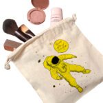 Price and Buy Drawstring Cotton Storage Bag – Eco-Friendly and Reusable Astronaut Design - Image 3