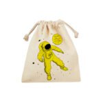 Price and Buy Drawstring Cotton Storage Bag – Eco-Friendly and Reusable Astronaut Design - Image 5