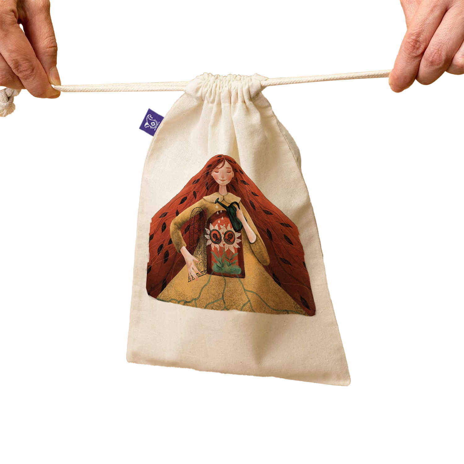 Price and Buy Drawstring Cotton Storage Bag – Eco-Friendly and Reusable for Fresher Loaves - Image 3