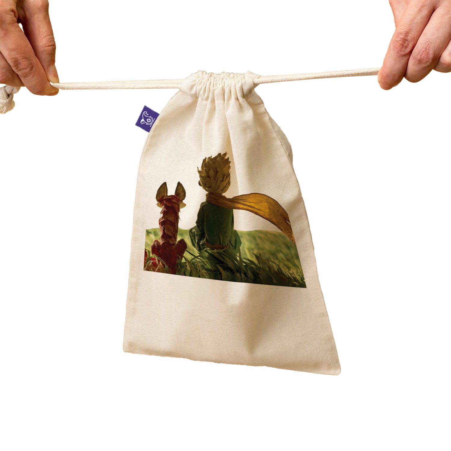 Price and Buy Drawstring Cotton Storage Bag – Eco-Friendly and Reusable The Little Prince Design - Image 3
