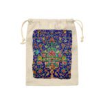 Price and Buy Drawstring Cotton Storage Bag – Eco-Friendly and Reusable with Persian Tiles Design