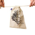 Price and Buy Drawstring Cotton Storage Bag – lightweight, Perfect for Organizing with Poem Design - Image 5