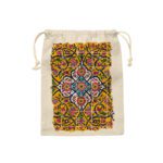 Price and Buy Drawstring Cotton Storage Bag – Reusable and Durable with Persian Tile Design