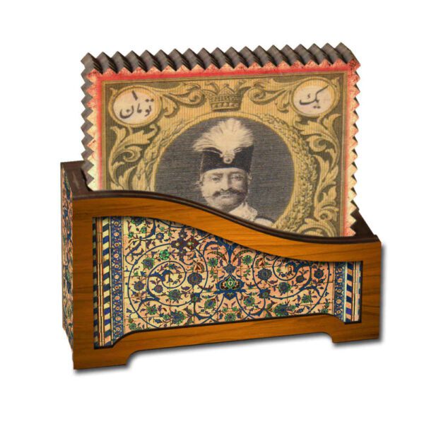 Price and Buy Drink Coaster Set & Holder with Naser al-Din Shah Qajar Persian King Pattern_68fc46d9ef928.jpeg Price and Buy Drink Coaster Set & Holder with Naser al-Din Shah Qajar Persian King Pattern