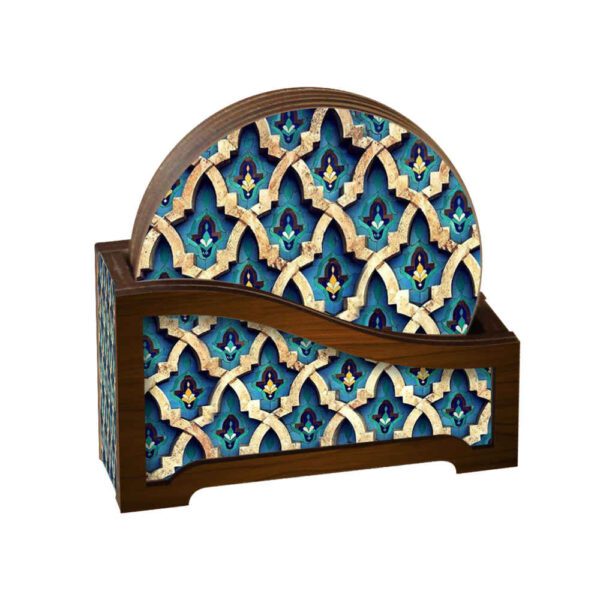 Price and Buy Drink Coaster Set & Holder With Persian Inspired Artistic Design Antique_68fc45f6579f4.jpeg Price and Buy Drink Coaster Set & Holder With Persian Inspired Artistic Design Antique