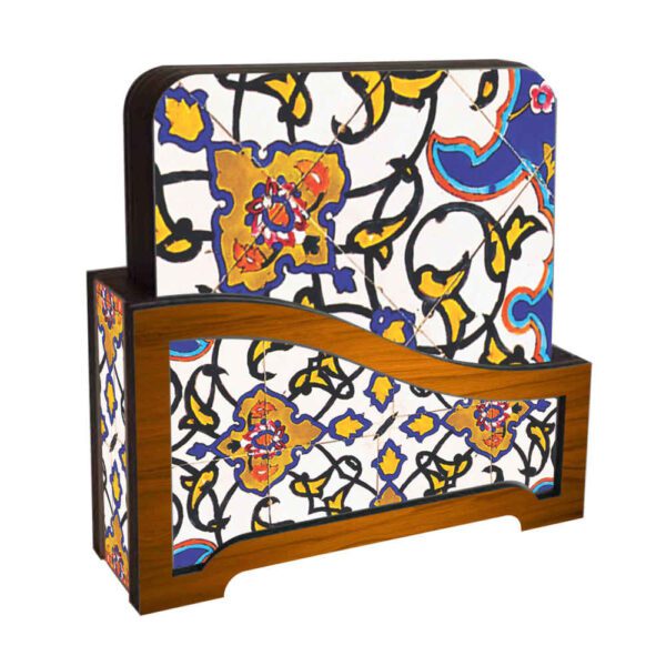 Price and Buy Drink Coaster Set & Holder With Persian Inspired Artistic Design Bita_68fc46ac2bad0.jpeg Price and Buy Drink Coaster Set & Holder With Persian Inspired Artistic Design Bita