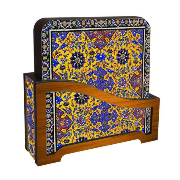 Price and Buy Drink Coaster Set & Holder With Persian Inspired Artistic Design Diana_68fc465431272.jpeg Price and Buy Drink Coaster Set & Holder With Persian Inspired Artistic Design Diana