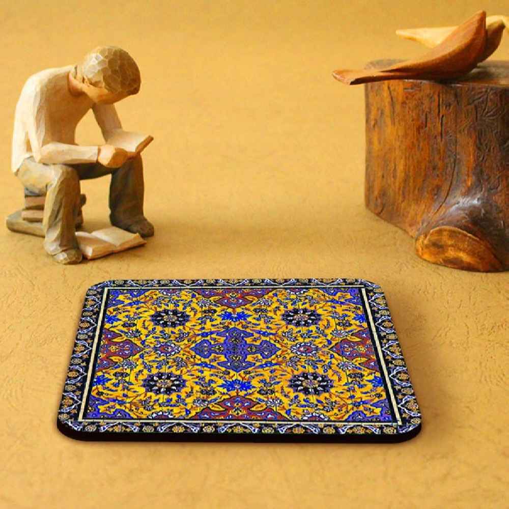 Price and Buy Drink Coaster Set & Holder With Persian Inspired Artistic Design Diana - Image 3