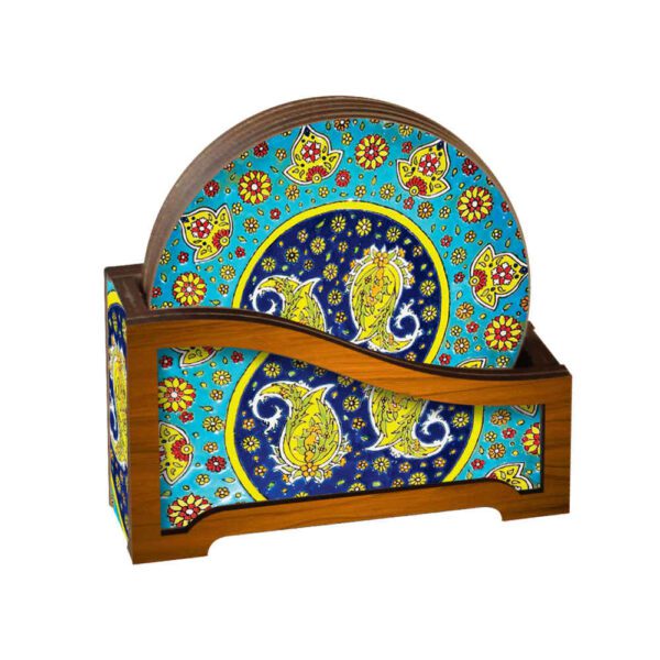 Price and Buy Drink Coaster Set & Holder With Persian Inspired Artistic Design Sonati_68fc466f9c27c.jpeg Price and Buy Drink Coaster Set & Holder With Persian Inspired Artistic Design Sonati