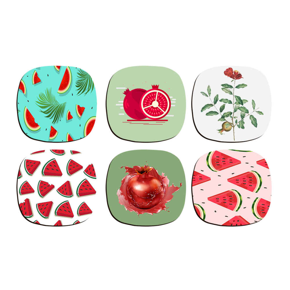 Price and Buy Drink Coaster Set Persian Inspired Calligraphy Design Yalda