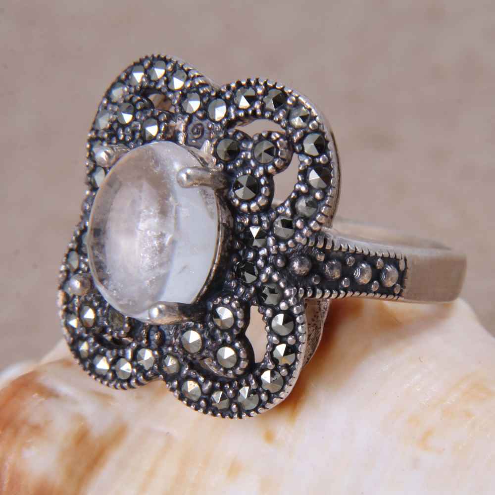 Price and Buy Dur-e Najaf Silver Ring For Women Artisan Yeganeh - Image 3