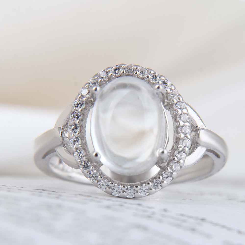 Price and Buy Dur-e Najaf Silver Ring For Women Engagement Bliss Lina - Image 3