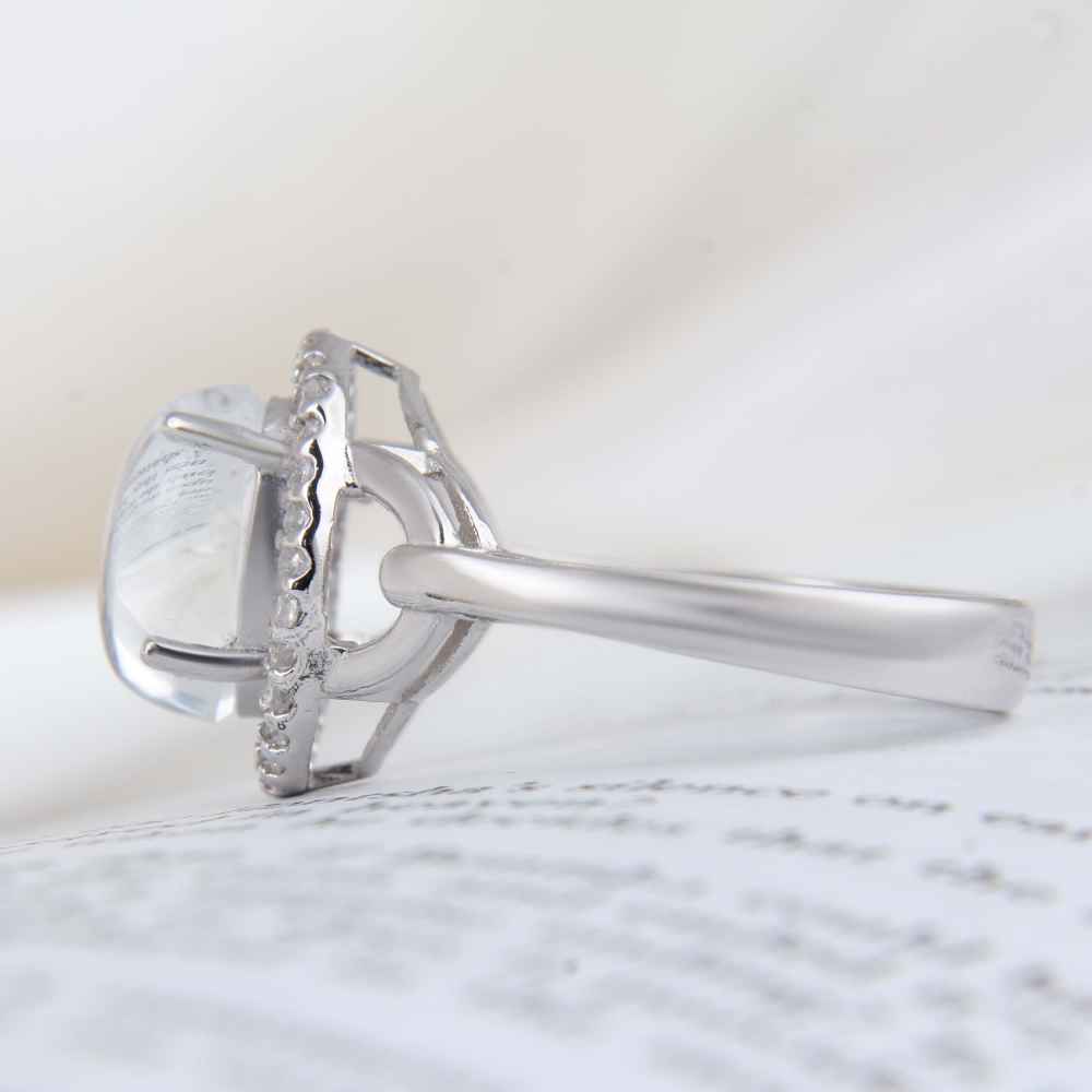 Price and Buy Dur-e Najaf Silver Ring For Women Engagement Bliss Lina - Image 4