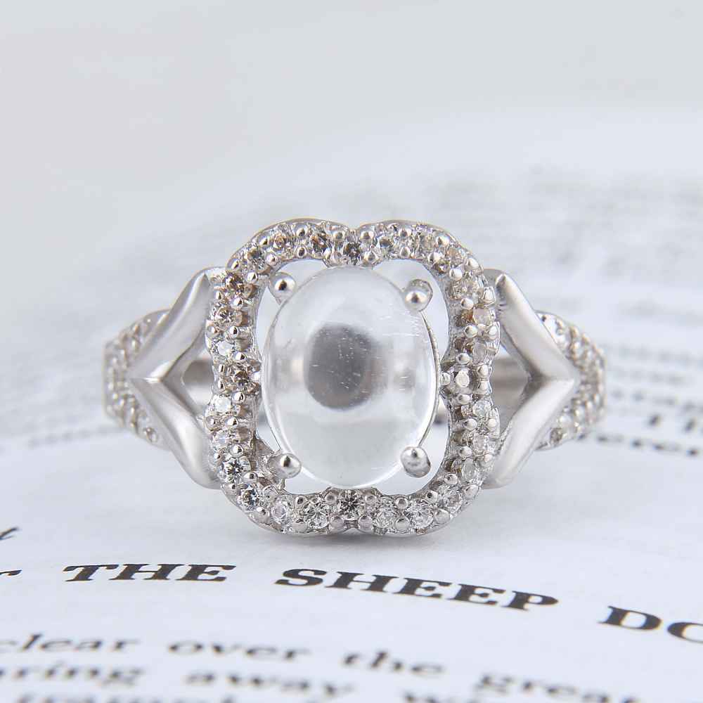 Price and Buy Dur-e Najaf Silver Ring For Women Engagement Bliss Reyhan - Image 5