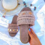 Price and Buy Dusty Pink Macramé Sandals – Perfect for Beautiful, Confident Women - Image 4