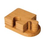 Price and Buy Eco-Friendly Jigsaw Puzzle Coaster Set with Stand – Suitable for Dining & Coffee Tables (5x)