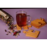Price and Buy Eco-Friendly Jigsaw Puzzle Coaster Set with Stand – Suitable for Dining & Coffee Tables (5x) - Image 5