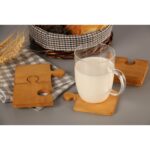 Price and Buy Eco-Friendly Jigsaw Puzzle Coaster Set with Stand – Suitable for Dining & Coffee Tables (5x) - Image 6
